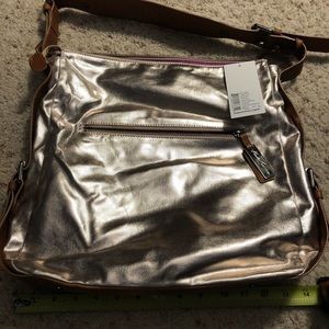 Kenneth Cole Rose Gold bag & wallet with tags.